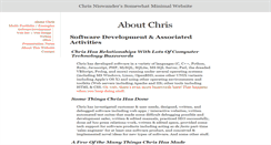 Desktop Screenshot of chrisniswander.com