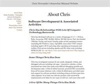 Tablet Screenshot of chrisniswander.com